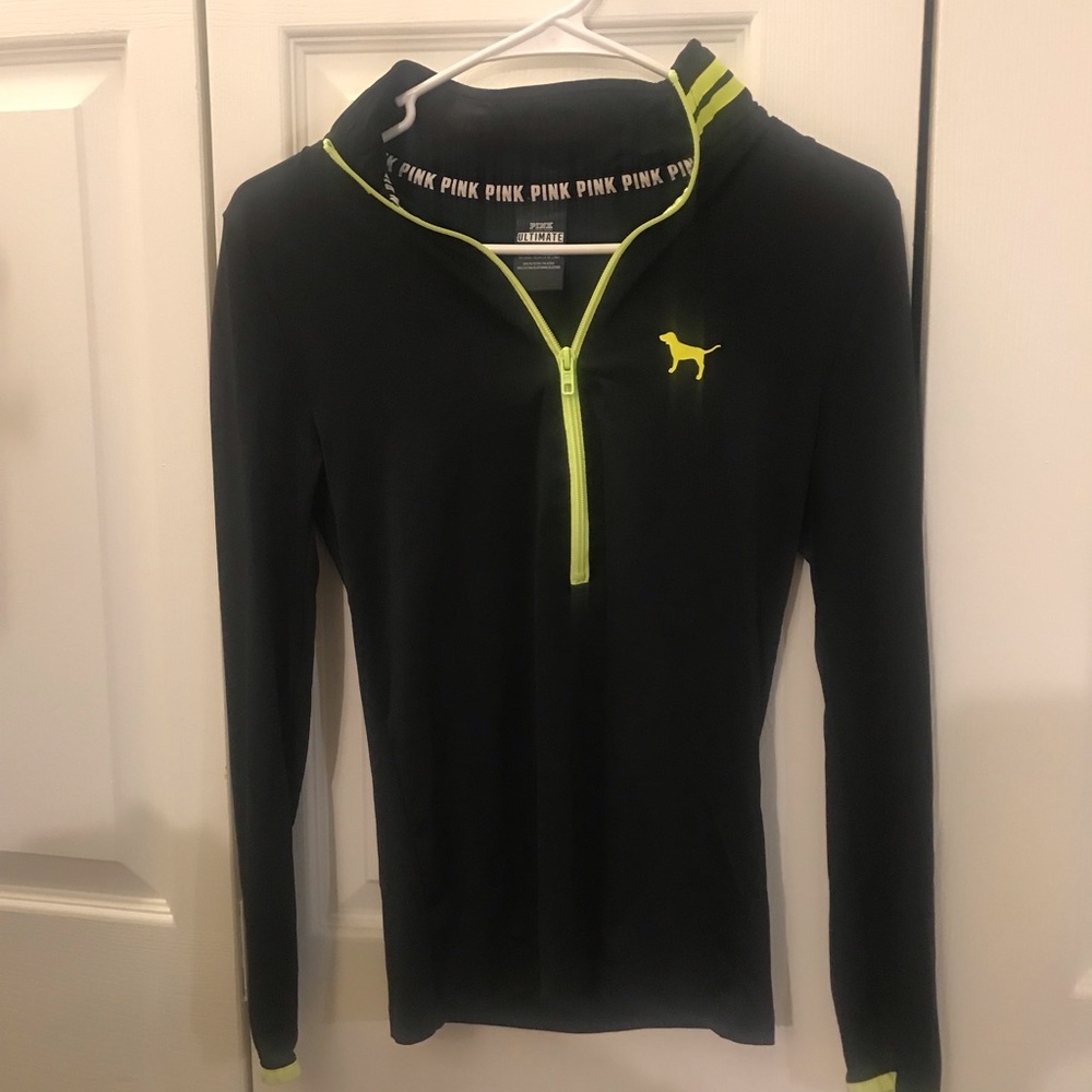 XS PINK half zip